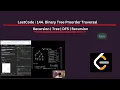 Leetcode 144 Binary Tree Preorder Traversal Recursion Stack Trace