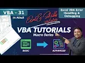VBA - 31 Excel VBA Error Handling Debugging Explained On Error Resume Next GoTo Debug Print