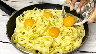 do you have pasta and eggs at home a simple and quick recipe