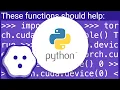 How do I check if PyTorch is using the GPU