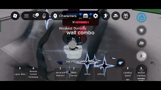 NEW Roblox Tsb script GOJO moveset Custom Gojo by luiz OP abilities FLY RUN HOLLOW NUKE