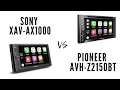 Sony XAV-AX1000 Review Pioneer AVH-Z2150BT Review