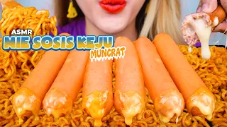 MUNCRATT KEJUNYA 😋🧀 ASMR MIE GORENG PEDES PAKE SOSIS KEJU LUMER 🍜 | ASMR Indonesia
