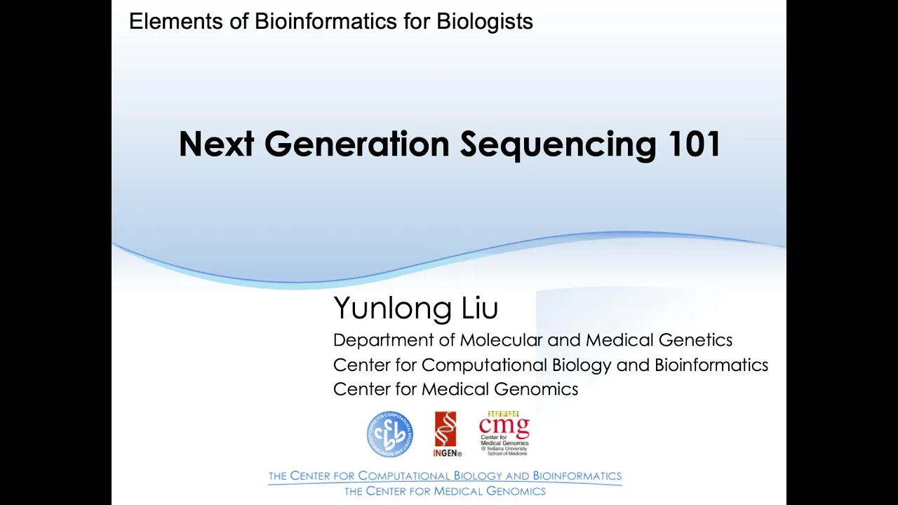 B4B: Module 1 - NGS 101