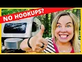 RV Camping WITHOUT WATER SEWER ELECTRICITY Tips Tricks for Beginners