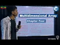 Multidimensional Array Chapter Four