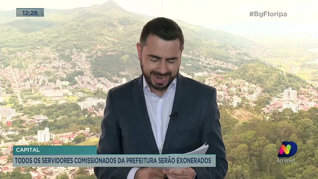 Todos os servidores comissionados da prefeitura serão exonerados em Florianópolis