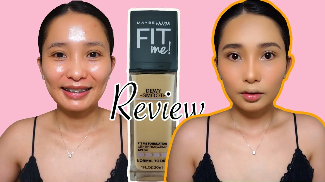 Belum telat kan ya kalo aku ngereview foundationnya Maybelline Fit Me yang Dewy Smooth & Matte Porel. 