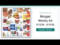 Kroger Weekly Ad 26 - 26 Best Deals