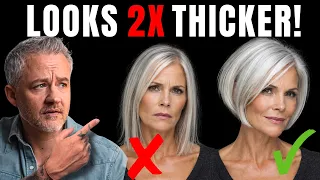 THIN HAIR? Stop Wearing THESE Hairstyles! These Make it Look Thicker