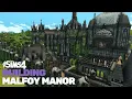 Building Malfoy Manor NO CC - Sims 4 Harry Potter Save