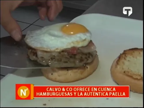 Calvo & Co ofrece en Cuenca hamburguesas y la auténtica paella