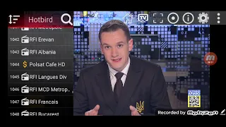 Перемикання каналів з супутника Hot Bird 13E 09 04 2022 