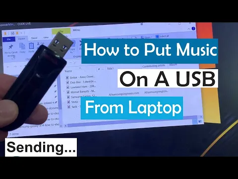 Download MP3 How to Put Music on a USB from a Laptop | How to put songs in Pendrive from laptop