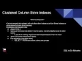 Clustered Column Store Indexes