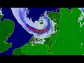 Buienradar timelapse storm 5 juli 2023 Zeer zware zomerstorm Poly