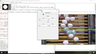 Eggs Counting using Image Processing OpenCV Python