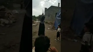 بنت اليمن قويه وتضرب رصاص في عرس 