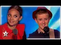 CUTE Kid Sings a Love Song For His Crush on Britain's Got Talent!