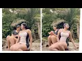 Andrea helping Yanina in the river Granda Sister s Andrea Jennifer Granda Yanina