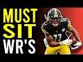 Fantasy Football Start Em Sit Em MUST SIT Week 2 Wide Receivers