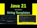 Java 21 JEP 430 String Templates
