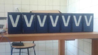 Split flap displays alphanumeric charset