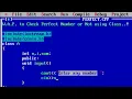 C program to check Perfect Number or Not using Class Perfect number in c using for loop