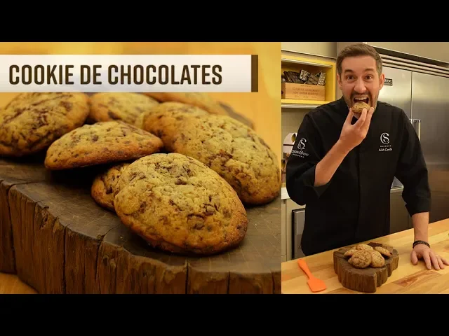 RECEITA DE COOKIE DE CHOCOLATES COZINHANDO COM ALÊ #4