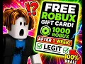 How to legitimately get FREE robux gift cards