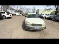 2004 SUBARU OUTBACK No Accidents Reported All Wheel Drive NO RESERVE