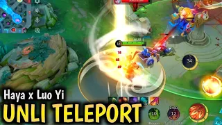 Longest Teleport with Hayabusa Combo! Funny Gameplay