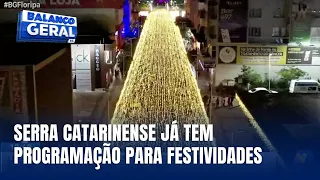 Acendimento das luzes em Lages marca início das festas na Serra Catarinense