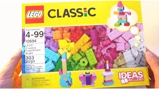 Lego Classic 2015 Unboxing 10694 - Creative Supplement Bright 303 pieces Ideas Included