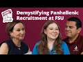 Demystifying Panhellenic Recruitment at FSU Connect with VP Amy Hecht EP 3