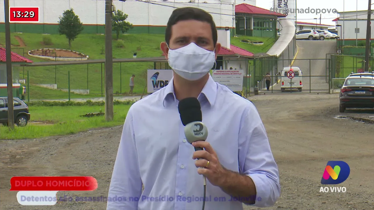Duplo homicídio, detentos são assassinados no presídio regional em Joinville