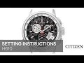 Citizen Watch Setting Instruction H610