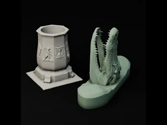 Swamp Alligator Letter Holder & Pen Plinth | Desktop 28mm/32mm Heroic video thumbnail