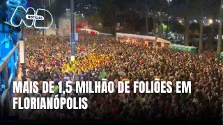 Florianópolis recebe mais de 1,5 milhão de foliões no Carnaval 2024