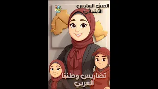 الدرس الثاني تضاريس وطننا العربي الصف السادس الابتدائي دراسات اجتماعية ترم اول 2025 