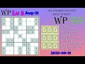 The Washington Post Daily Sudoku 2025-08-21 Level 3