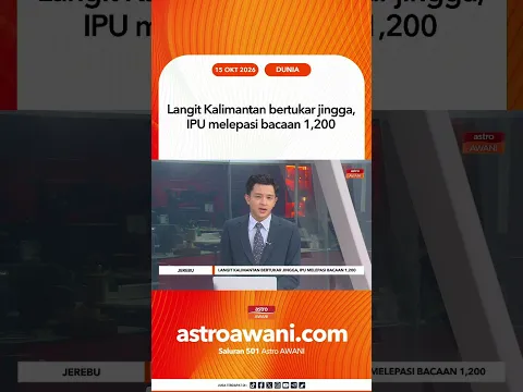 Langit Kalimantan bertukar jingga, IPU melepasi bacaan 1,200