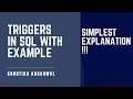 Triggers in SQL with Example Simplest Explanation Demonstrated in SSMS