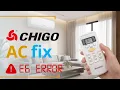 Chigo AC Mini Split E6 Error Code - What It Means and How to Fix It