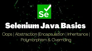 Oops Concepts for Java Selenium Abstraction Encapsulation Inheritance Polymorphism Overriding