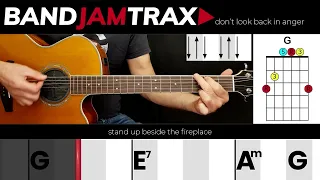 Don t Look Back In Anger - Oasis EASY GUITAR LESSON Scrolling Chords