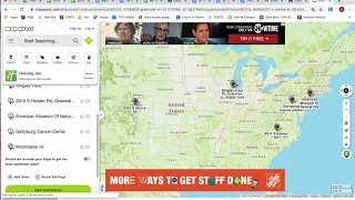 Using Mapquest adding your destinations
