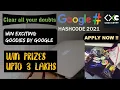 GOOGLE HASHCODE 2021 FULL INFORMATION PREV YEAR QUES PLAN FOR HASHCODE 2021 APPLY NOW