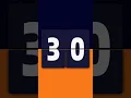 Download Lagu 30 Second Timer Flip Clock | 30 Seconds Countdown #timer #countdown #tiktok #shorts #flipclock #4k