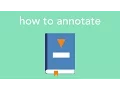 how to annotate